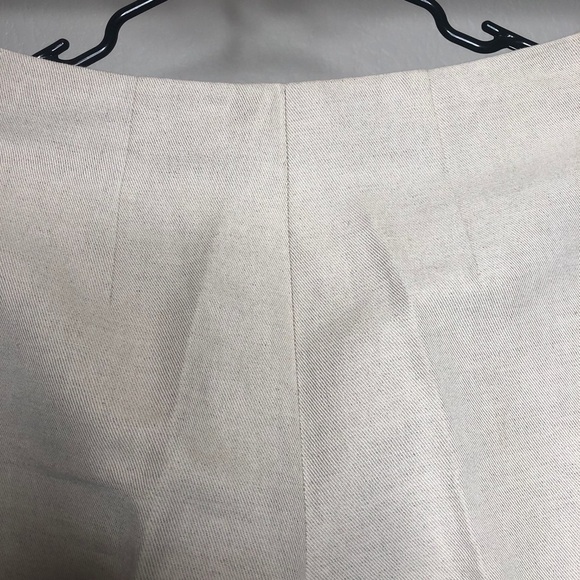 VALENTINO Boutique Embroidered Beaded Linen Wide Leg Trousers - Picture 10 of 12